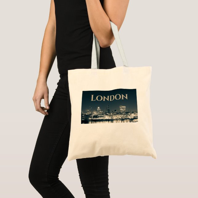 Tote Bag Londres Skyline Panorama Urbain Souvenir Cadeau (Devant (produit))