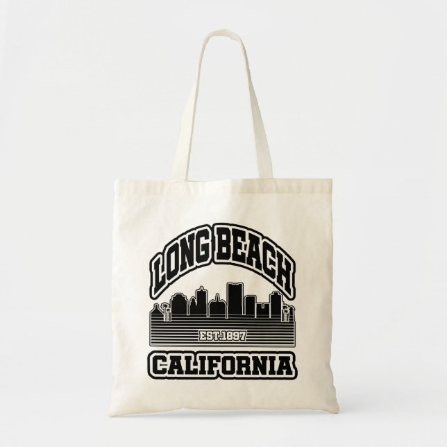 Tote Bag Long Beach, Californie (Devant)