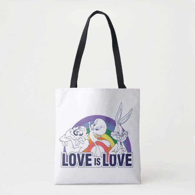 Tote Bag LOONEY TUNES™ - L'amour c'est l'amour (Devant)