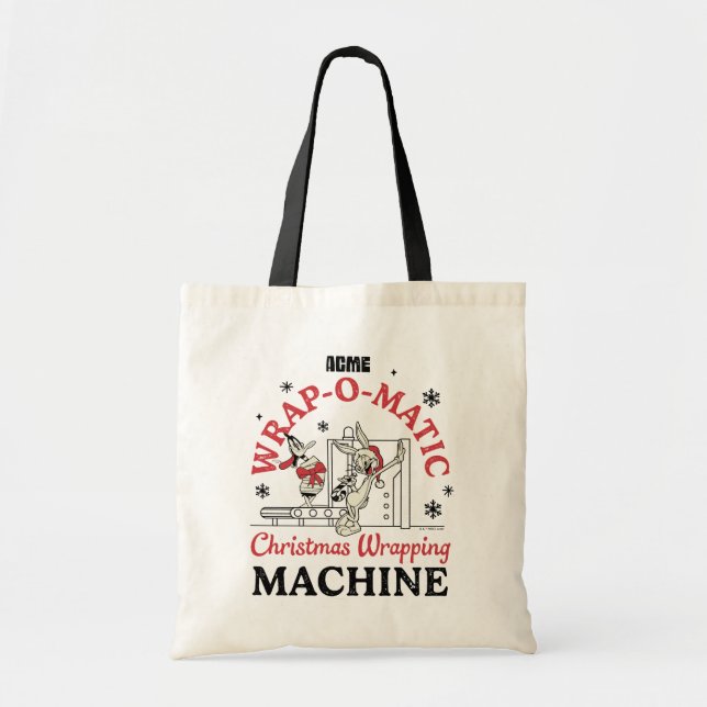 Tote Bag LOONEY TUNES™ | Machine à envelopper ACME-O-Matic (Devant)