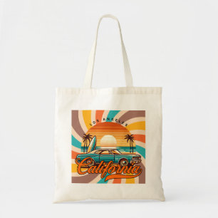 Tote Bag Los Angeles California Retro