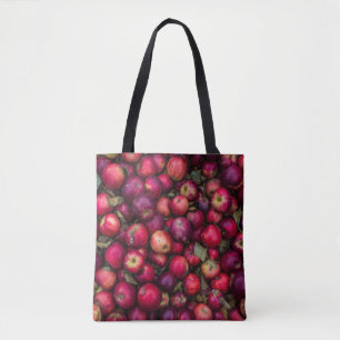 Tote Bag lot de pommes rouges