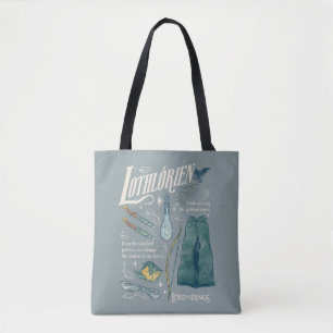 Tote Bag LOTHLORIEN™ Collage graphique aquarelle