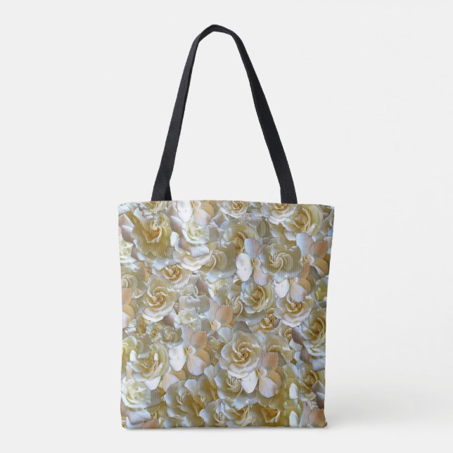 Tote Bag Lots de beautiful rose petals (Dos)