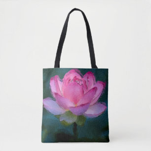 Tote Bag Lotus rose