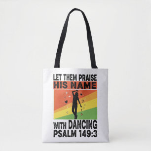 Tote Bag Louer son nom design dansant