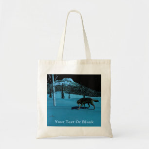 Tote Bag Loup d'hiver - Tapetum Lucidum