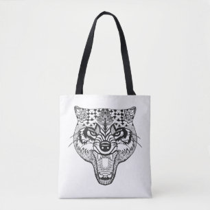 Tote Bag Loup inspiré 3