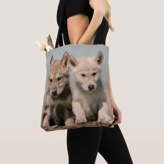 Tote Bag Loups de bébé (De près)