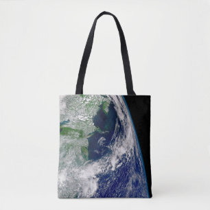 Tote Bag L'Ouragan Frances Sur Une Terre Partielle.