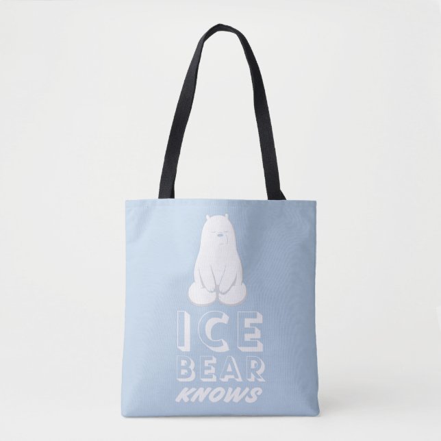 Tote Bag L'Ours De Glace Connaît (Devant)