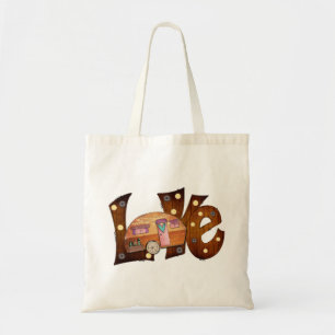 Tote Bag Love Camping Pretty
