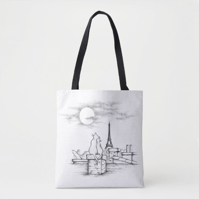 Tote Bag Love Cats (Devant)