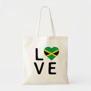 Tote Bag Love - Drapeau Jamaïque