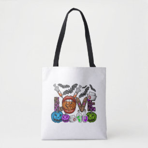Tote Bag Love Halloween