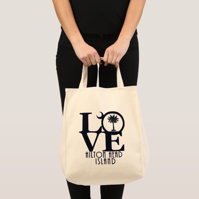Tote Bag LOVE Hilton Head Island (Devant (produit))