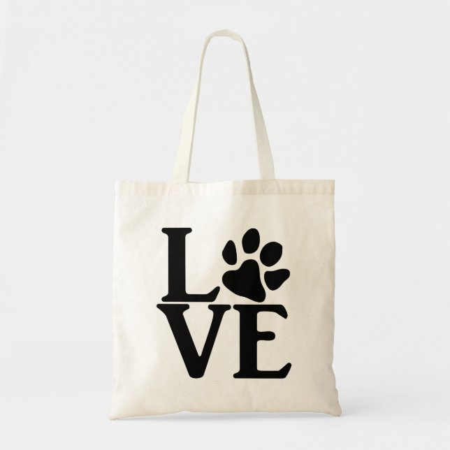 Tote Bag Love Paw Classic (Devant)