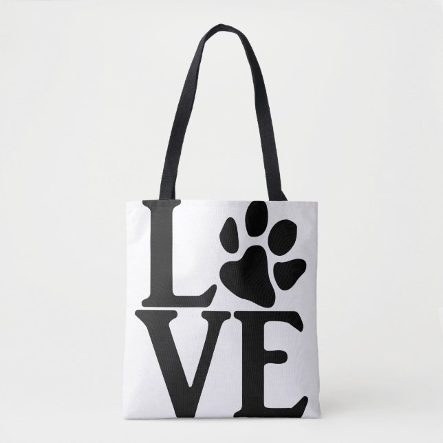 Tote Bag Love Paw Classic (Devant)