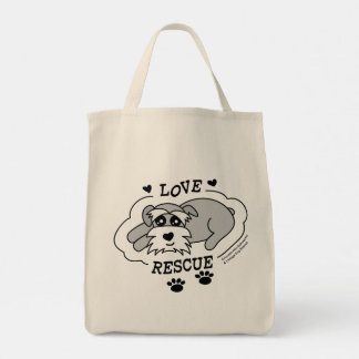 Tote Bag Love Rescue - Grocery