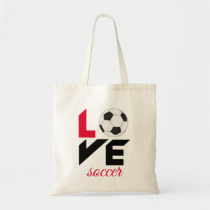 Tote Bag Love soccer