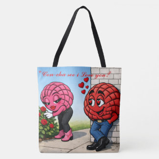 Tote Bag Love struck concha