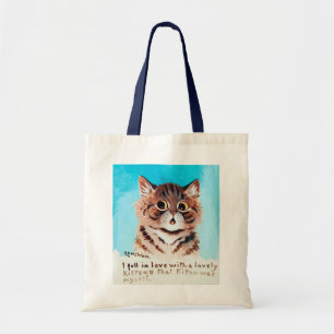 Tote Bag Lovely Kitten, Louis Wain