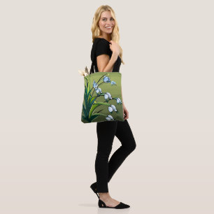 Tote Bag Lovely Lily : Dance délicate de la sérénité printa