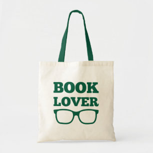 Tote Bag Lover's Typographie Lecture lunettes