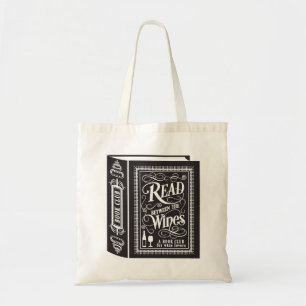 Tote Bag Lu entre le club de lecture drôle de vins