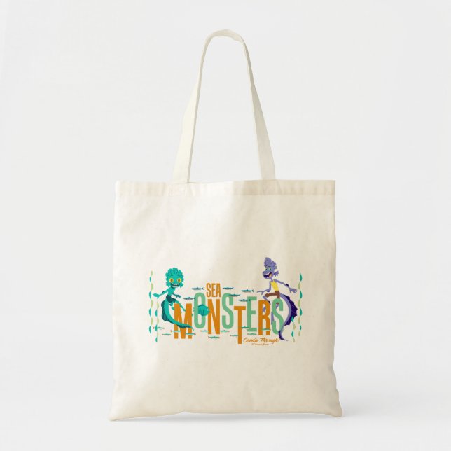 Tote Bag Luca | Des Monstres De Mer Arrivent ! (Devant)