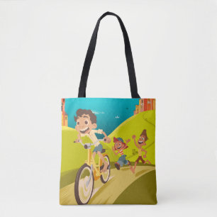 Tote Bag Luca   Illustration La Grande Corsa