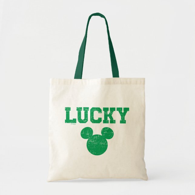 Tote Bag Lucky Mickey Mouse | Saint Patrick's Day (Devant)