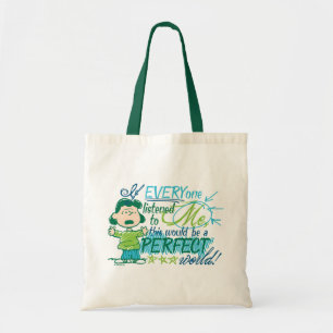 Tote Bag Lucy "Si Tout Le Monde M'Écoutait..."