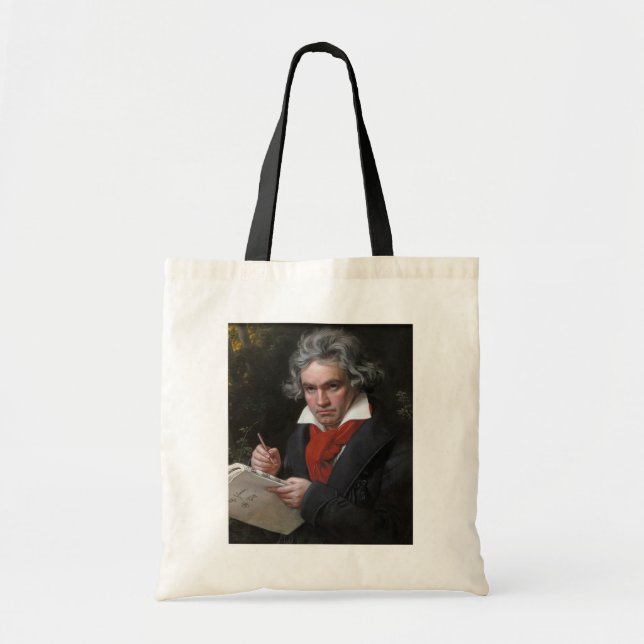 Tote Bag Ludwig Beethoven Symphonie Compositeur de musique  (Devant)