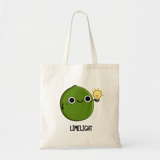 Tote Bag Lueur de citron vert Funny Fruit Lime Pun (Devant)