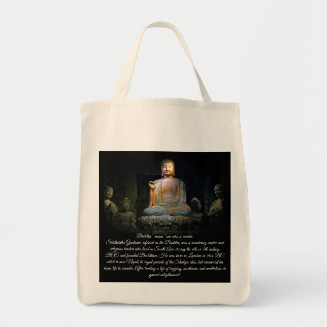 Tote Bag Lumière bouddhiste (Devant)
