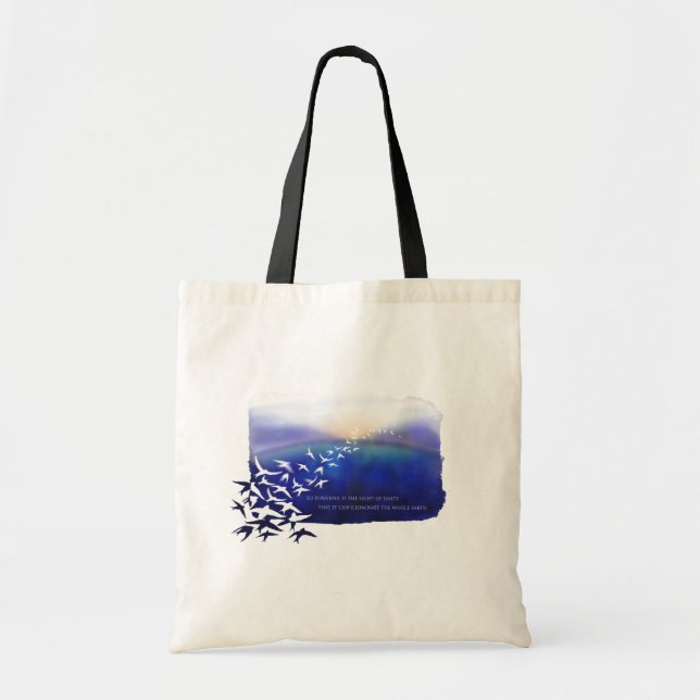 Tote Bag Lumière de l'unité (Devant)