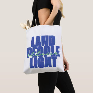 Tote Bag Lumière des gens de terre Sainte-Lucie Texte ble