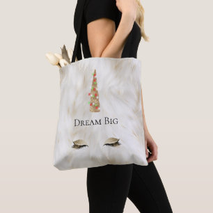 Tote Bag Lumières Unicorne de glam à étincelles de fourrure