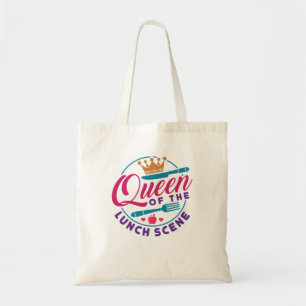 Tote Bag Lunch Lady Queen of the Lunch Scene