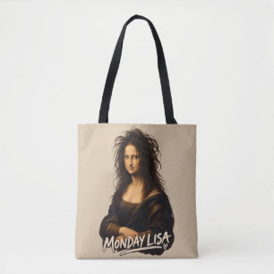 Tote Bag Lundi Lisa Drôle Renaissance Art