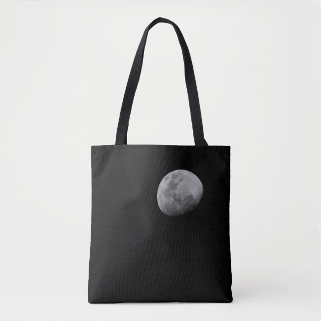 Tote Bag Lune avec ciel noir | Zambie, Luangwa Sud (Devant)