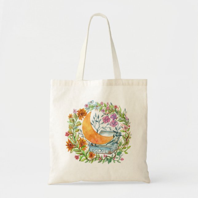 Tote Bag Lune hors de la boîte (Devant)