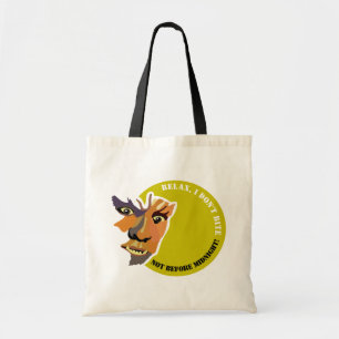 Tote Bag Lune Wolf, Relax, je ne mord pas