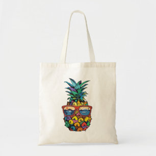 Tote Bag Lunettes de soleil à l'ananas Plages d'Aloha Hawai