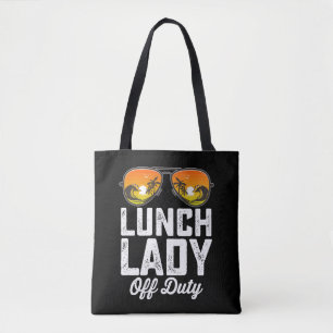 Tote Bag Lunettes de soleil de la dame du déjeuner hors ser