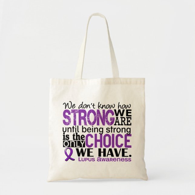 Tote Bag Lupus comme nous forts sommes (Devant)