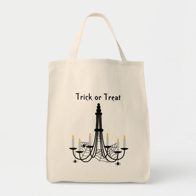 Tote Bag Lustre d'araignée Loot gothique Halloween (Devant)