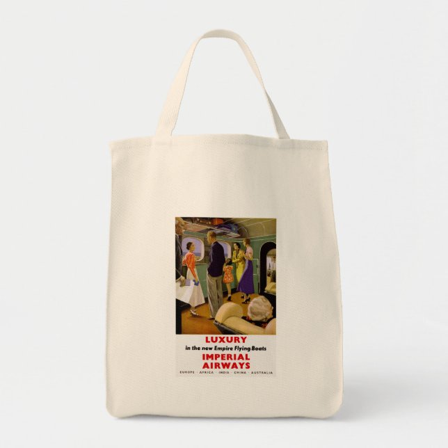 Tote Bag Luxe dans le nouvel empire Bateaux Volants (Devant)