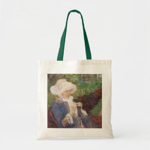 Tote Bag Lydia Crochetant dans le jardin à Marly, Mary Cass